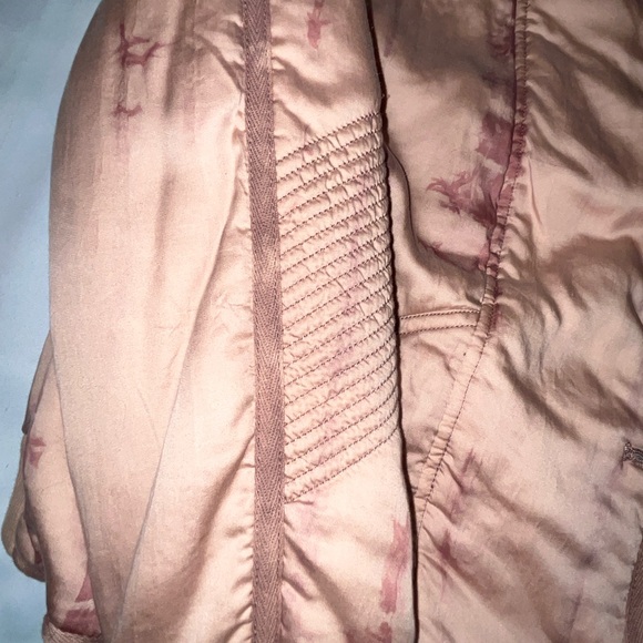 New Marrakech MCMCC Anthropologie Quilted Jacket Tie Dye Pink Size Medium - Picture 6 of 8